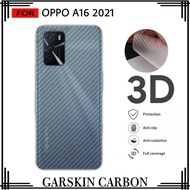 PROMO DISKON GARSKIN OPPO A16 2021 SKIN HANDPHONE CARBON 3D PELINDUNG BODY BELAKANG HP