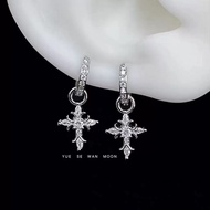 [Store Recommendation] Strobe Ice Iris Frame Earrings Earrings Titanium Steel Zircon Niche High-End 