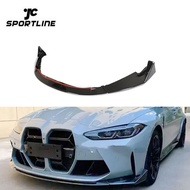 C Style G82 G80 Prepreg Dry Carbon Fiber Front Bumper Lip for BMW 4 Series G80 M3 G82 M4 Coupe 2-Doo