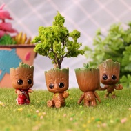 Mini Im Groot Doll Holder/guardian of the galaxy micro landscape ornament 微景观摆件DIY多肉桌面装饰树人卡通钥匙扣挂件小公仔摆件 Baby Groot