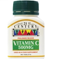 21st Century Vitamin C Time Release (500mg x 90's)