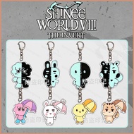 SHINEE Acrylic Keychain WORLD VIII THE INVERT Pendant Cartoon Backpack Accessories Star Peripheral