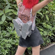 KY@ Niche Three-Dimensional Punk Butterfly Bag Saffiano Bag Portable Crossbody Shoulder Bagy2kSweet 