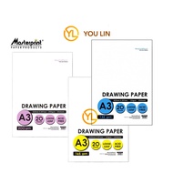 Masterprint A3 Drawing Paper 20 sheets - 135gsm / 165gsm /200gsm