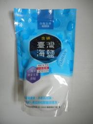 台鹽生技~含碘台灣海鹽500g裝-1包