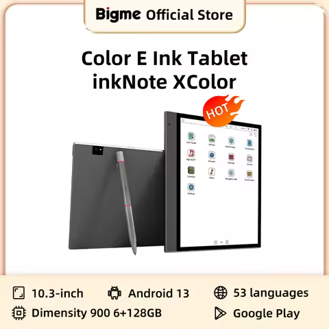 BIGME 10.3 inch E-ink Ebook Reader inkNoteX Color Electronic Book Ereader Tablet Dimensity 900, 6+12