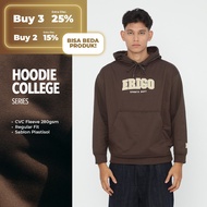 Erigo Hoodie College Zentaro Light Brown - Unisex Fleece Hoodie Jumper