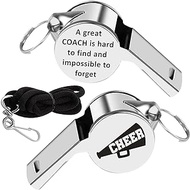 KEYCHIN Cheerleading Coach Whistle with Lanyard A Great Coach is Hard to Find and Impossible to Forget Whistles Cheer Mom Appreciation GIFS (Cheer Coach Whistle)