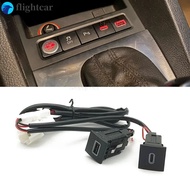 （FT）1PC Quick Car Charger Socket 12V/24V Cigarette Lighter USB Interface Adapter For Volkswagen Jetta 5 MK5 Scirocco Golf 6 06-12