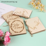 # 2026 CNY # 2PCS Wedding Vow Books Wedding Vow Notebook Creative Sturdy Kraft Paper Handbook .