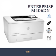 Máy in đen trắng HP LaserJet Pro M406DN-3PZ15A (Print Duplex LAN) (Đã bao gồm mực HP 76A (CF276A)