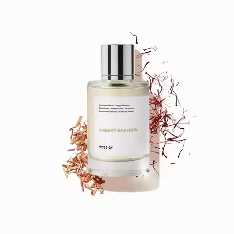 Dossier Ambery Saffron Eau de Parfum - Inspired by MFK's B.accarat R.ouge 5.40 - Vegan, Unisex Perfu
