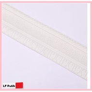 LIST FOAM 3d WALLBORDER  PROFIL STIKER UK 230 CM X 5 CM MOULDING DEKORASI BORDER PLAFON