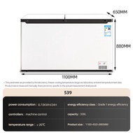 Snowflk Chest Freezer 339L Peti Freezer Murah Deep Freezer Peti Sejuk Beku Media Frezer Besar