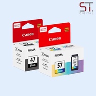 Canon 47 Black 57 Color Ink Cartridge for E480 E410 E400 E460 E417 E470 E3170 E3370 E4270 PG-47 / PG