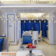 Tirai Manik Amethyst Champagne Emas Ruang Tamu Balkoni Ruang Makan Pintu Masuk Tirai Tirai Bilik Tidur Skrin Garisan Ber