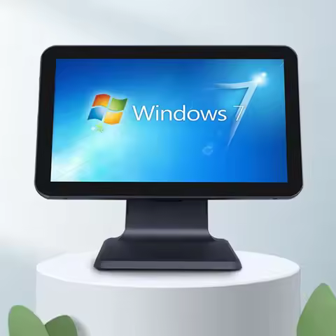 15.6 Inch Windows POS Touch Screen Cash Register With I5 Gen4 8G 128G Foldable Stand Rich Interfaces