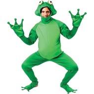 Mens/Women Frog Fancy Dress Animal Jumpsuits Funny Animal Costume Cosplay Costume Adult Costume One Piece Outfit