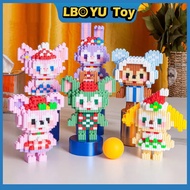 LBOYU Building Blocks Cartoon Series Educational Toys Bear Blocks