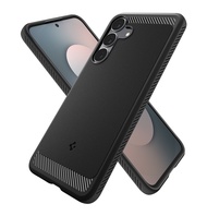 SPIGEN เคสสำหรับ Galaxy S25 FE [Rugged Armor] Carbon Fiber Design with Flexible and Durable Shock Ab