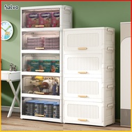 Storage Cabinet Large Space Transparent Almari Baju Plastik Cabinet Storage Box Kitchen Cabinet Draw