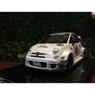 1/18 VIP Model Abarth 595 Fiat 500 LBWK White VIP180692[MGM]