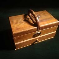 【老時光 OLD-TIME】早期二手古物日本木製裁縫箱