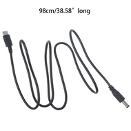 ✈USB C PD to 9V 12V 15V 20V 5.5x2.1mm Power Supply Cable for Router Laptop LED Lamp Printer Modem No