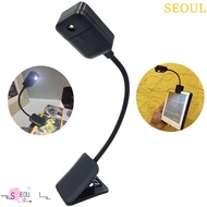 SEOUL Book Light Flexible Clip Portable Ebook Light Night Lighting Tablet Reader PC Tablet LED Light
