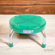 Ghế  tròn lùn 514 Đồng Tâm. Ghế tròn chân inox 514. Mặt ghế lớn chân inox chắc chắn.