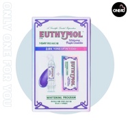 Euthymol Purple Booster + 3 Strips / Toothpaste Travel Size(20g)