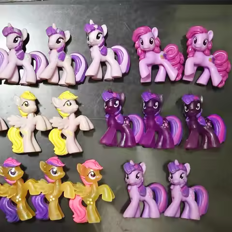 Genuine My Little Pony Rare Mini Edition Transparent Cutie Mark Lyra Heartstrings Twilight Sparkle N