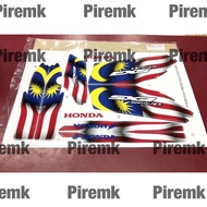 honda ex5 malysia moritaka stripe ex5 custom/grapic malaysia flag /Honda Ex5 Ex5 Dream Sticker Strip