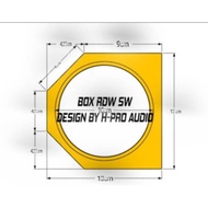 Custom order speaker box size 13 x 13 cm - MDF 9 mm