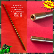 JR MANGIO PATROL BARREL 24 INCHES 12 GROOVES 5.5MM OD 9.5MM OD