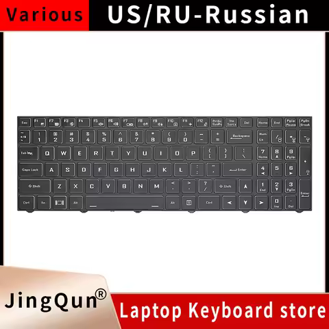 US English laptop keyboard for Hasee Z8 CR7P1 For CLEVO N15Z3 PB70 PB71 PB50 PB51 CVM18H93US9430 6-8