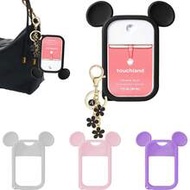 2pcs/1pc/Set Touchland 1oz (30ml) Hand Sanitizer Spray Protective Case, 26 Flower Letter Pearl Bag C