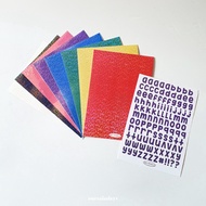 ONESALDAYS Number 5 Sticker Sheet Number Sticker/