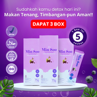 민수【PAKET 3 BOX】 MIN SOO BERRY MAGIC FIBER DRINK - Minuman Diet Penurun Berat Badan & Detox Slim Anti