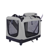 Trolley Cage Cat Cage Dog Cage Car Cage Pet Stroller Bag Portable Folding Cage Cat Bag Pet House Ten