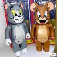 Bearbrick × Tom and Jerry - 400% 28 cm fashion 100% 7cm anime action figures/toy/GK/collection/gift VVMT