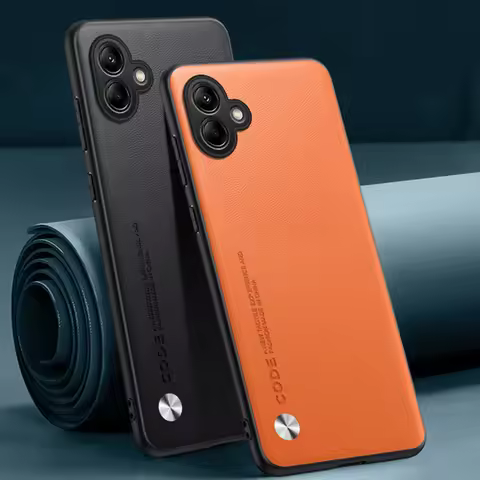Luxury PU Leather Case For Samsung Galaxy A06 4G Back Cover Silicone Shockproof Full Protection Phon