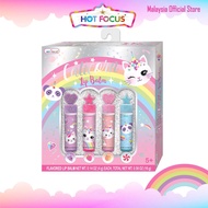 Hot Focus Caticorn Lip Balm (089CAT) Washable Non Toxic Makeup Cosmetics for Girl Fashion