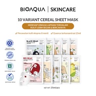 Bioaqua The Originote Face Mask Cereal Sheet Mask Face Mask 25ml Glowing Whitening Face Mask