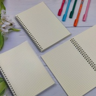 A5 Opaque Cover Notebook Grid Lines A5-002 70 Sheets 70 Grams