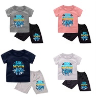 PE/ BOYS' SUITS UNISEX CHILDREN'S SUITS 1-9 YEARS BRAINROT ANOMALI SIX SEVEN