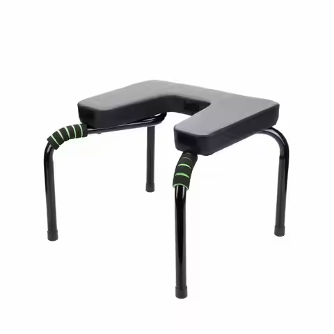 Stable Inversion Bench with Hand Grips | Welded Steel Frame, pilates Headstand Bench, for Home Gym