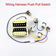 WK-New Guitar Pickups Humbucker Electric Guitar Pickups 4C zebra / Black set With Wiring Harness