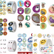 [FABBYNMOMMY] - 1 ROLL 500PCS CHILDREN'S REWARD STICKERS/ CHILDREN'S MOTIVATIONAL STICKERS REWARD ST
