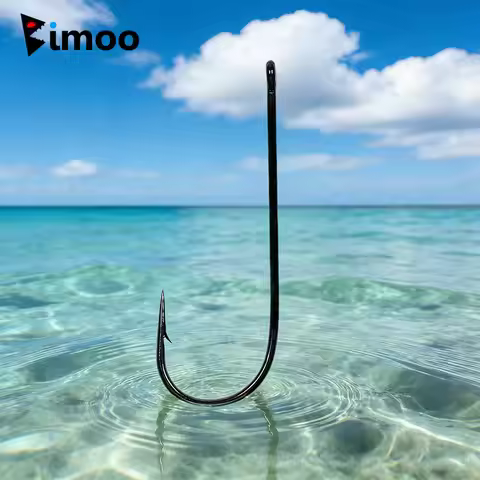 #8~4/0 50pcs Aberdeen Long Shank Fish Hook Streamer Fly Tying Hook Saltwater Freshwater Fishing Hook